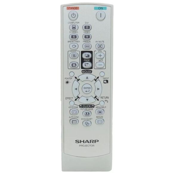 Sharp RRMCGA662WJSA Factory Original Projector Remote PG-F317X, PG-F255W - Picture 1 of 7